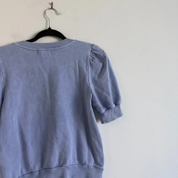 Anthropologie T.la Periwinkle Puff Sleeve Pullover Size Medium - Picture 8 of 8